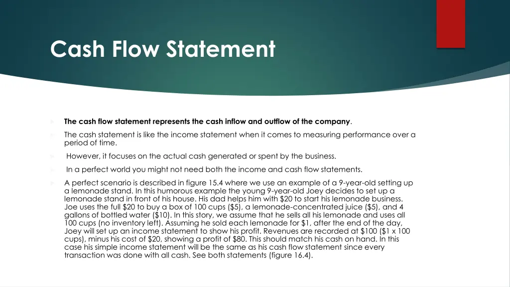 cash flow statement 1