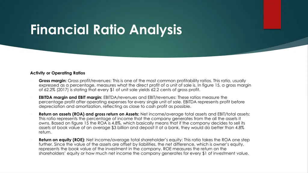 financial ratio analysis 10