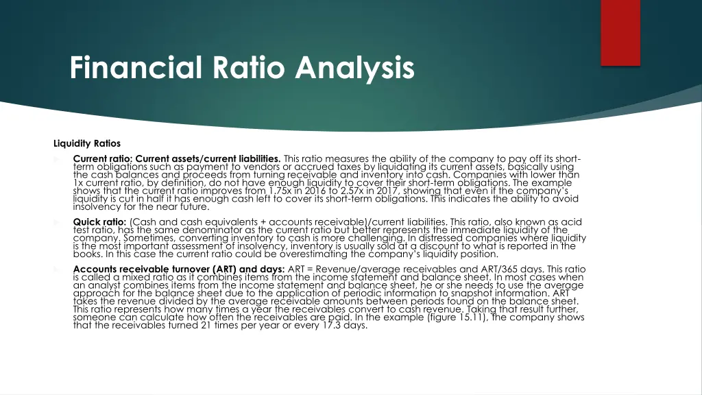 financial ratio analysis 3