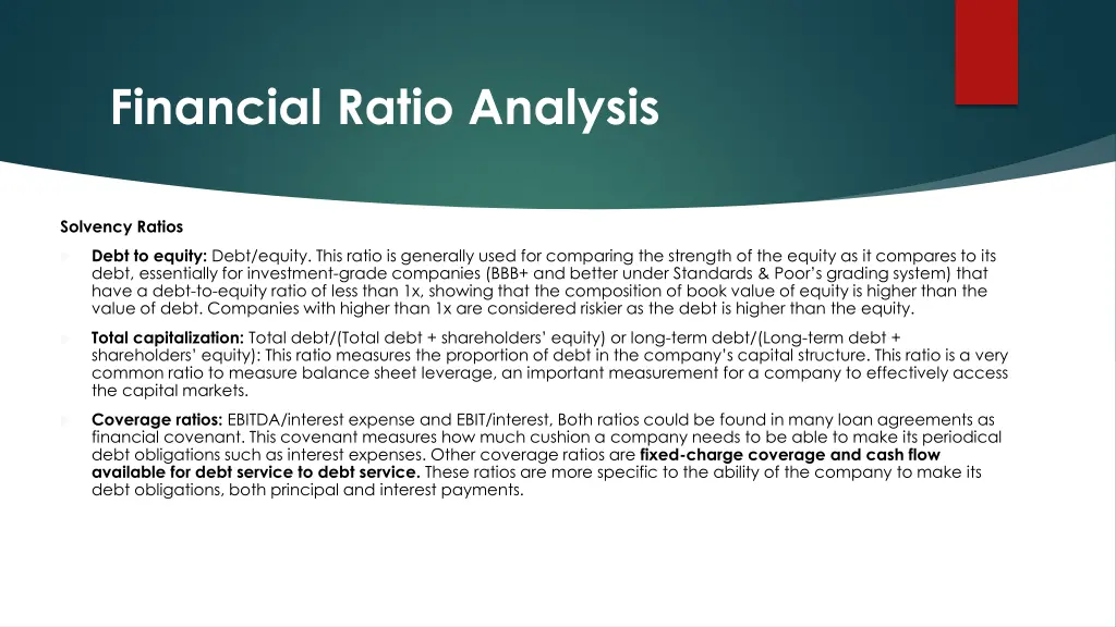 financial ratio analysis 5