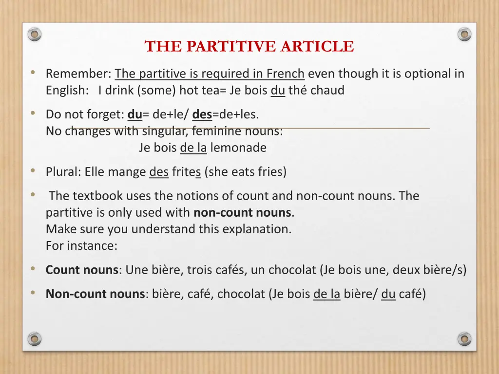 the partitive article