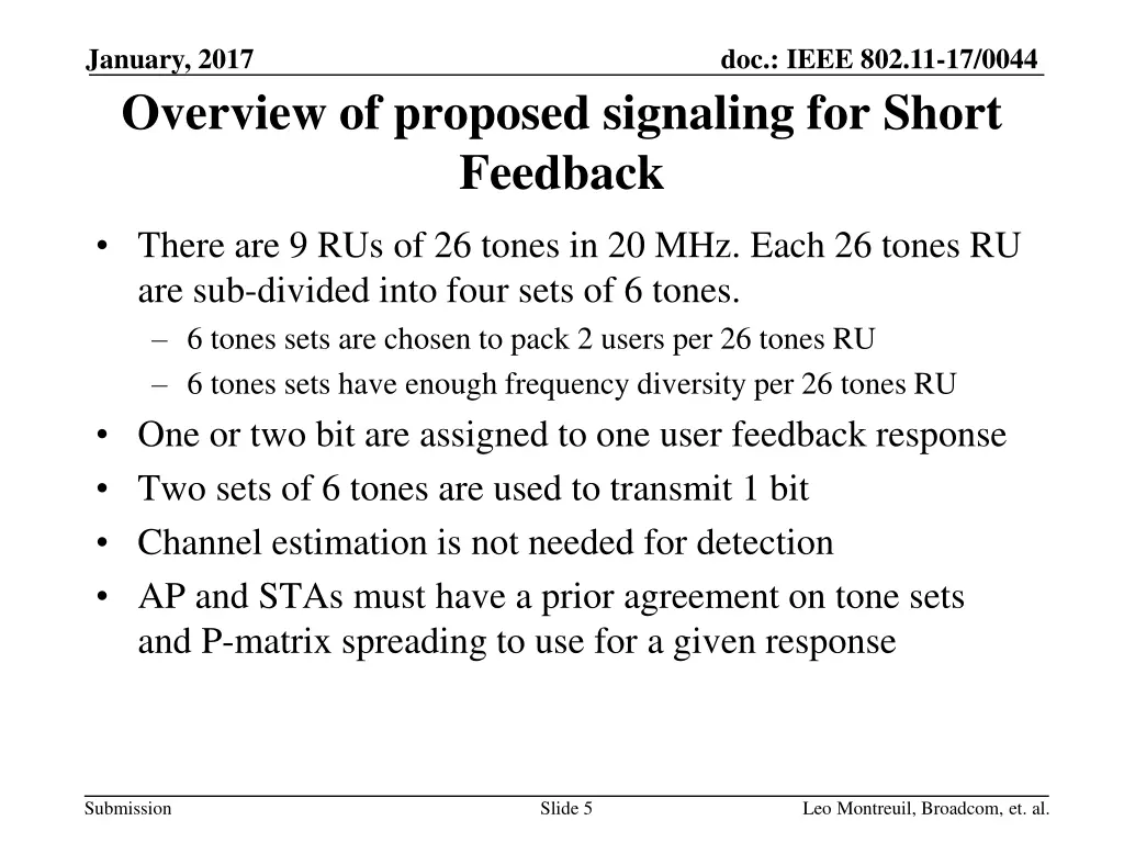 january 2017 overview of proposed signaling