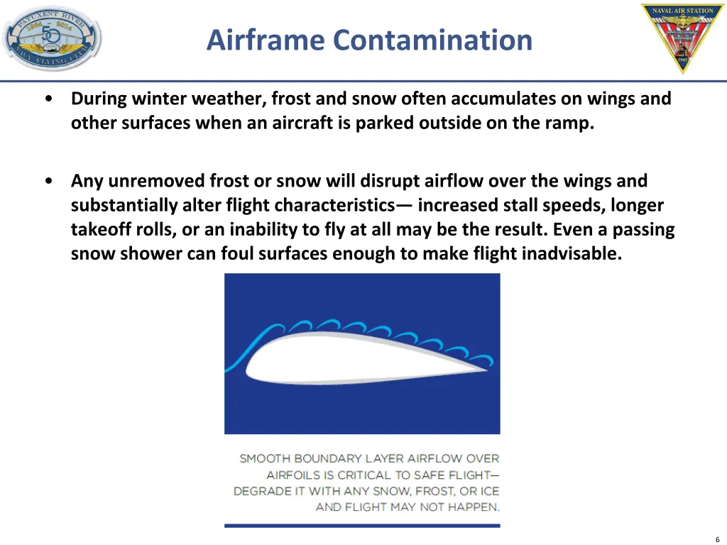 airframe contamination