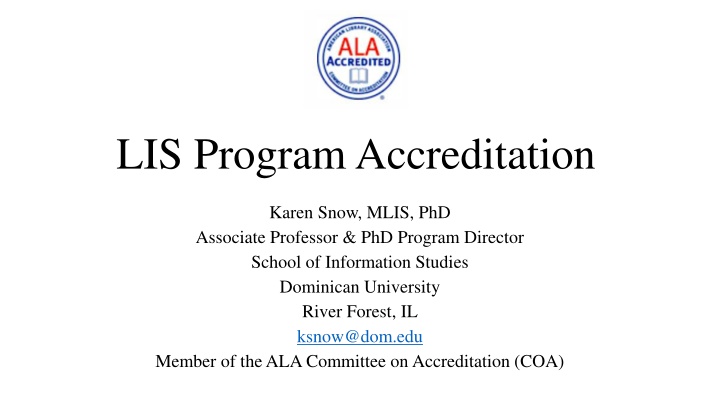 lis program accreditation