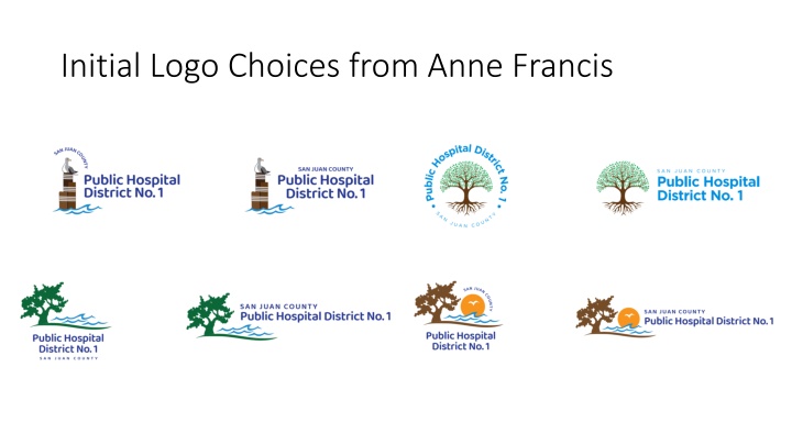 initial logo choices from anne francis