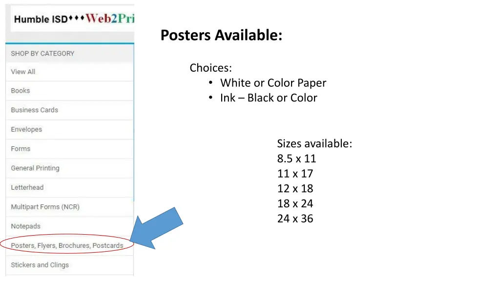 posters available choices white or color paper