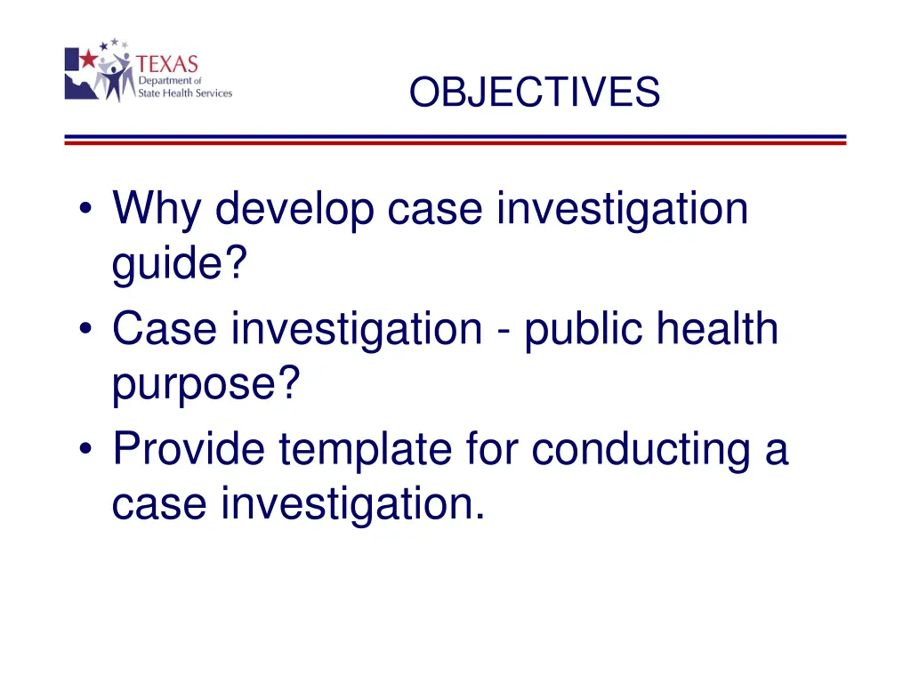 objectives