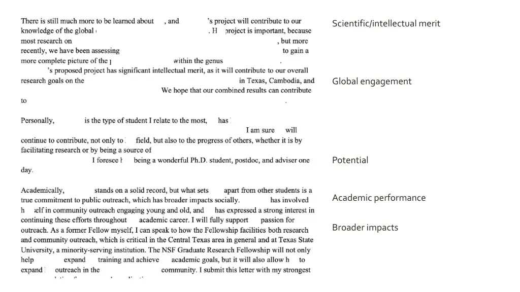 scientific intellectual merit