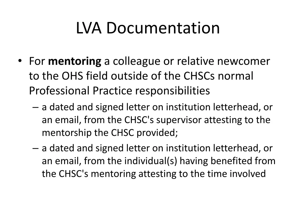 lva documentation 4