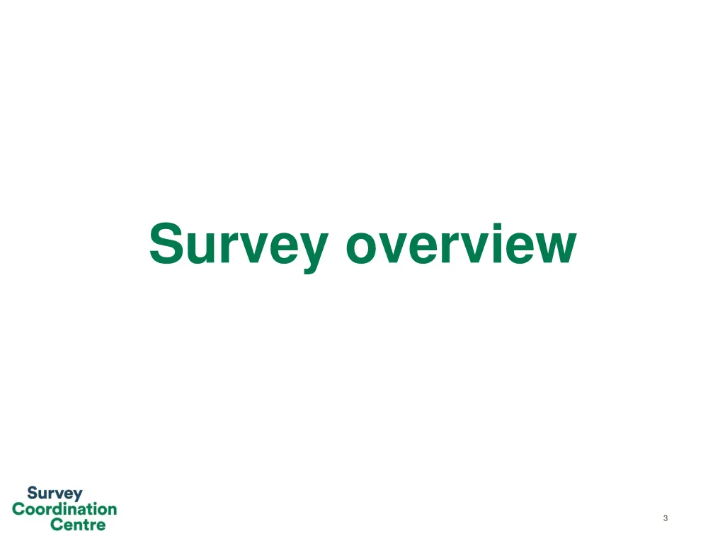 survey overview