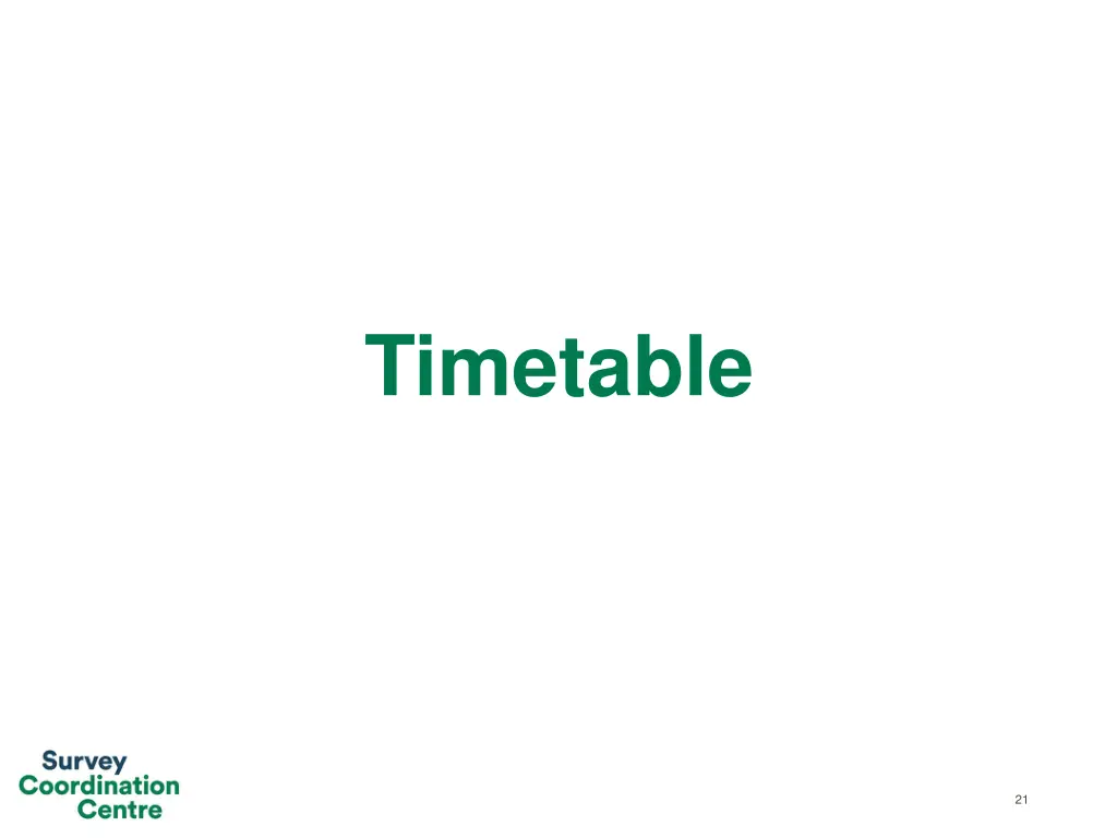 timetable