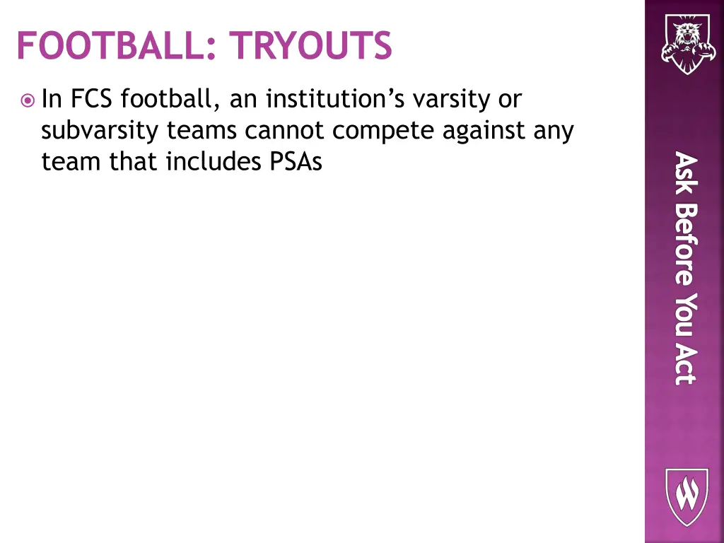 football tryouts