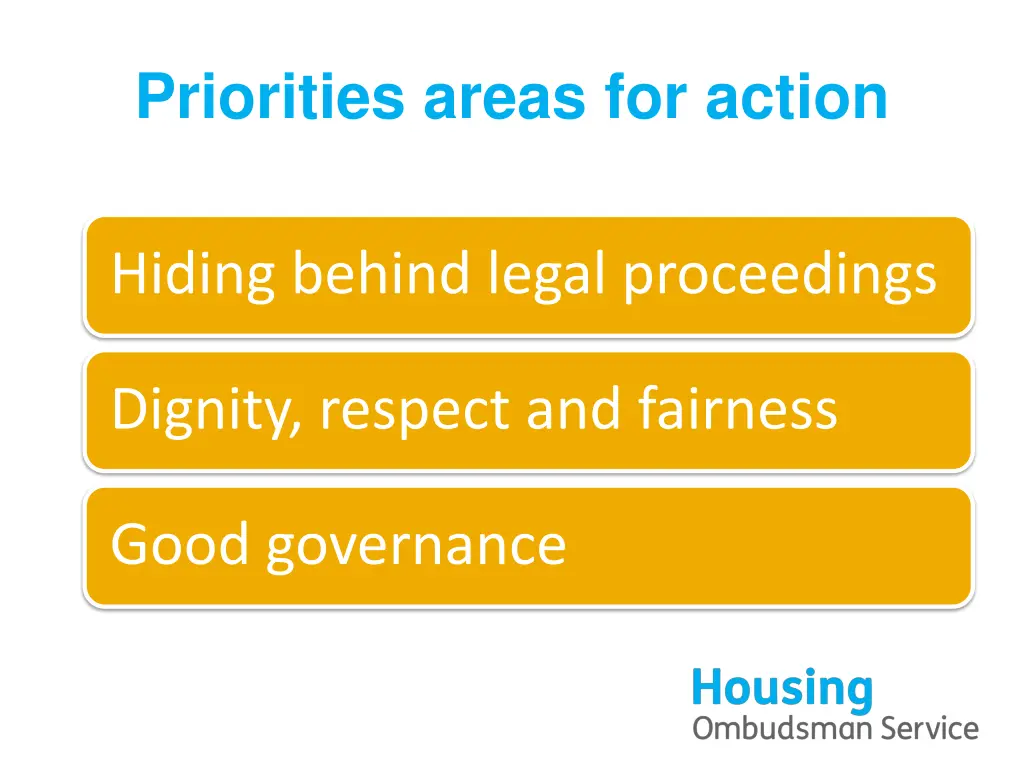 priorities areas for action