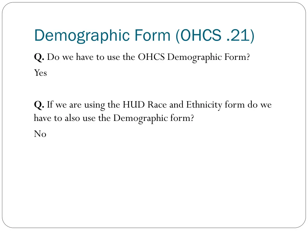 demographic form ohcs 21