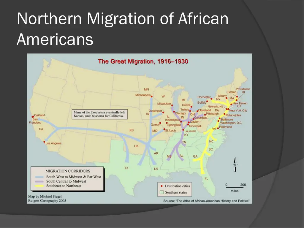 northern migration of african americans