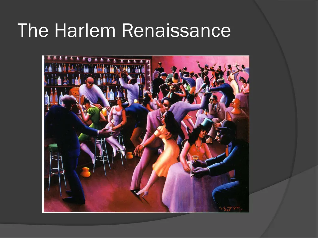 the harlem renaissance