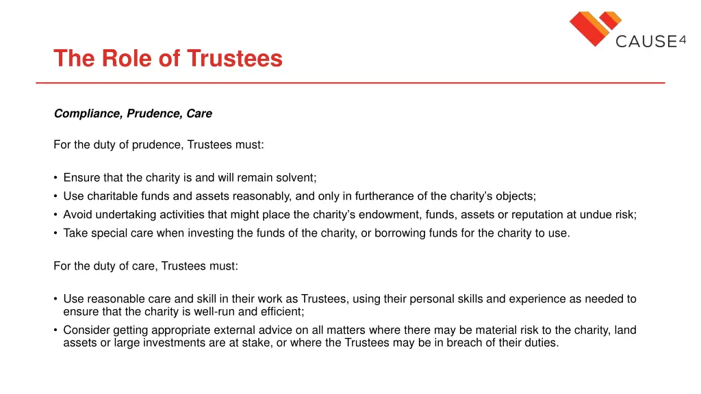 the role of trustees 2