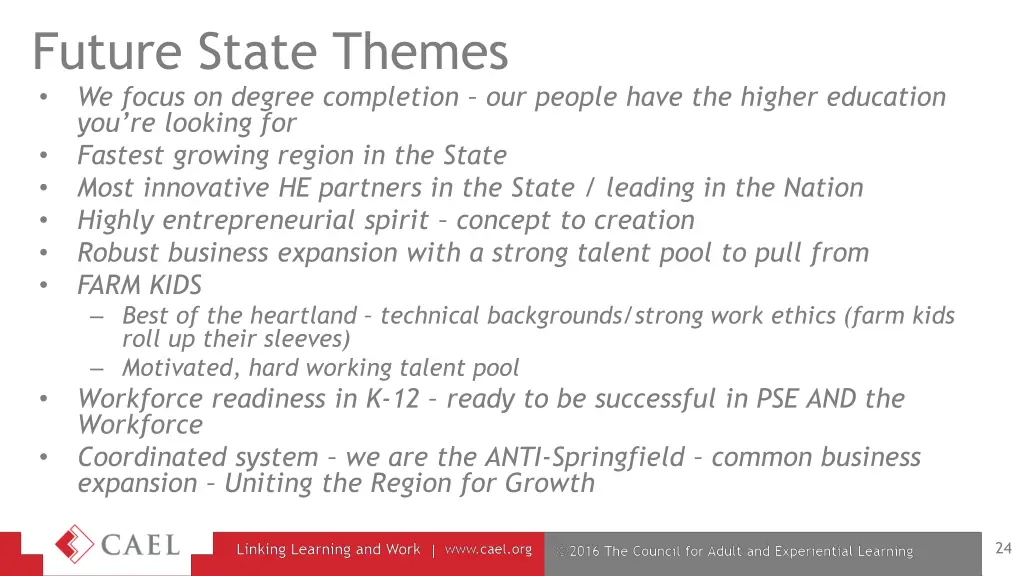 future state themes we focus on degree completion