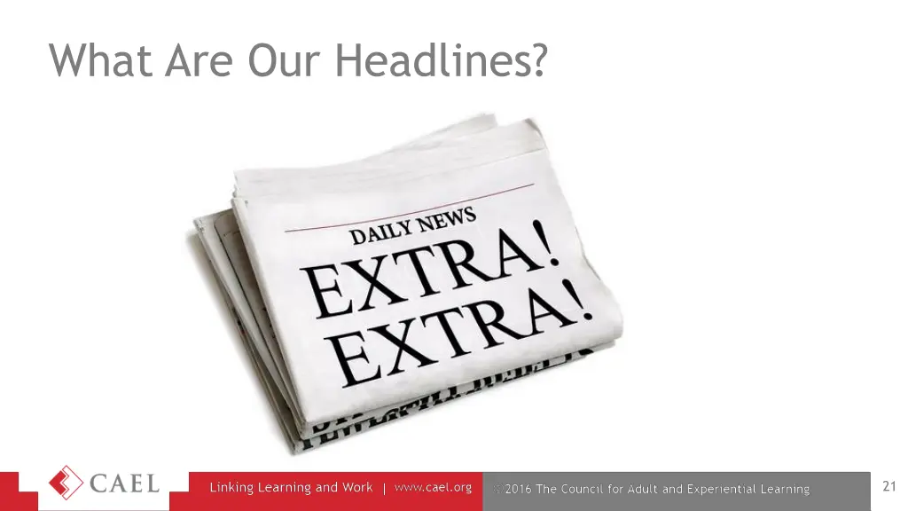 what are our headlines