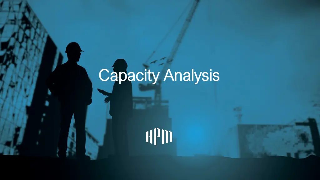 capacity analysis capacity analysis