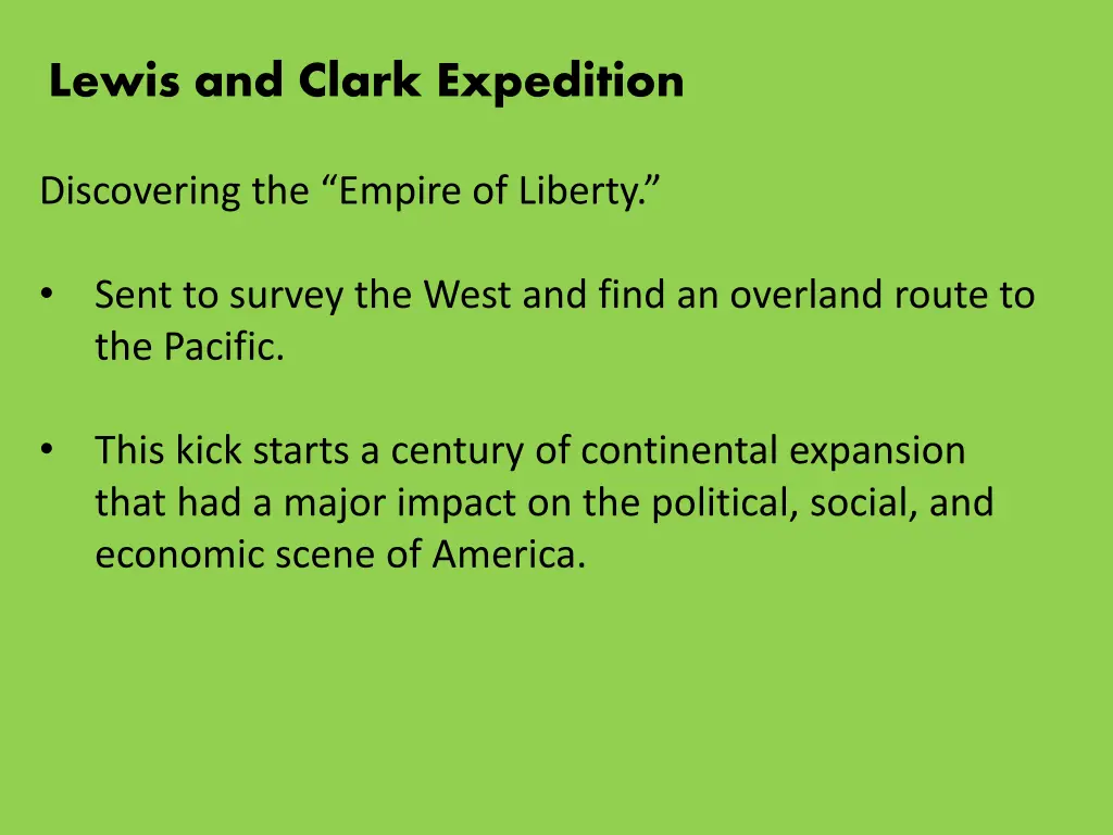 lewis and clark expedition