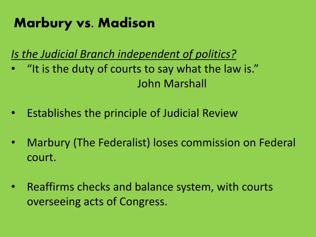 marbury vs madison