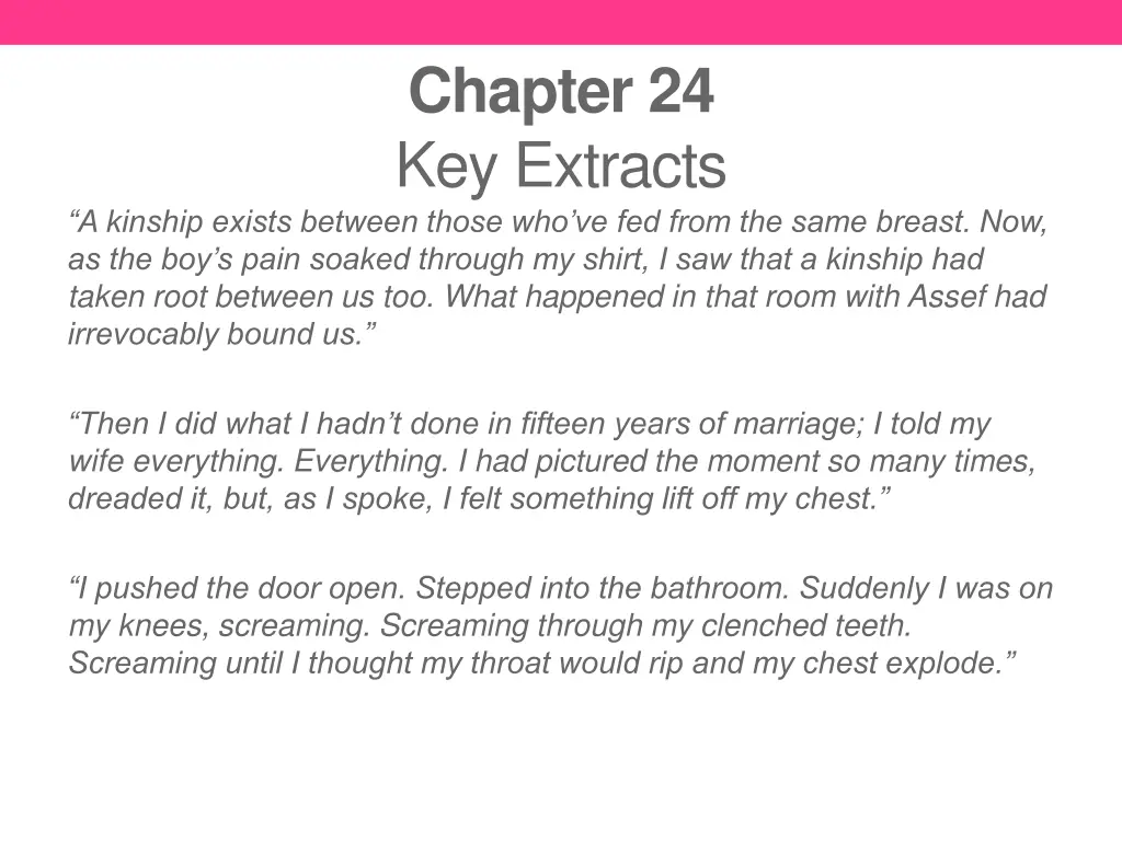 chapter 24 key extracts