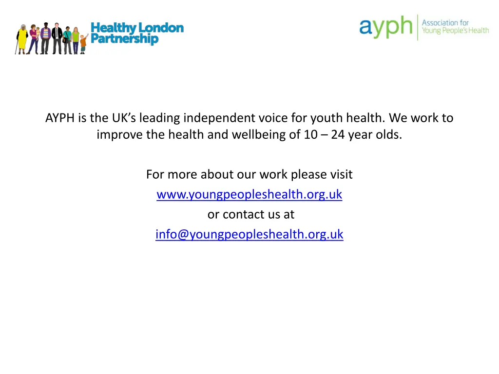 ayph is the uk s leading independent voice