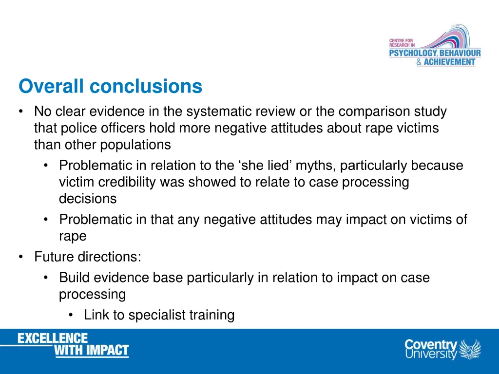 overall conclusions no clear evidence