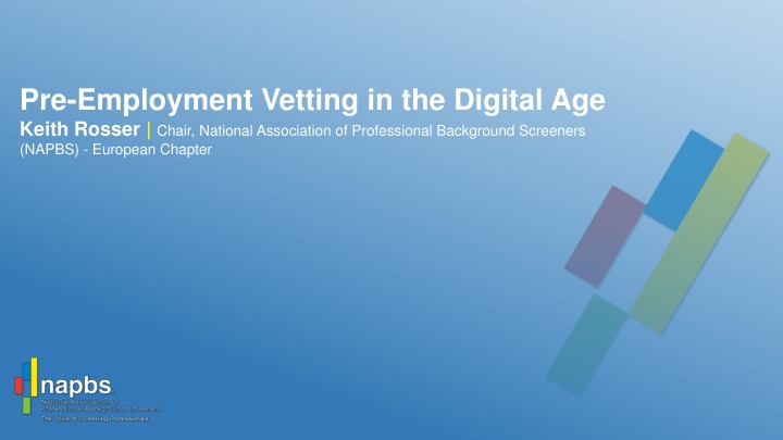 pre employment vetting in the digital age keith