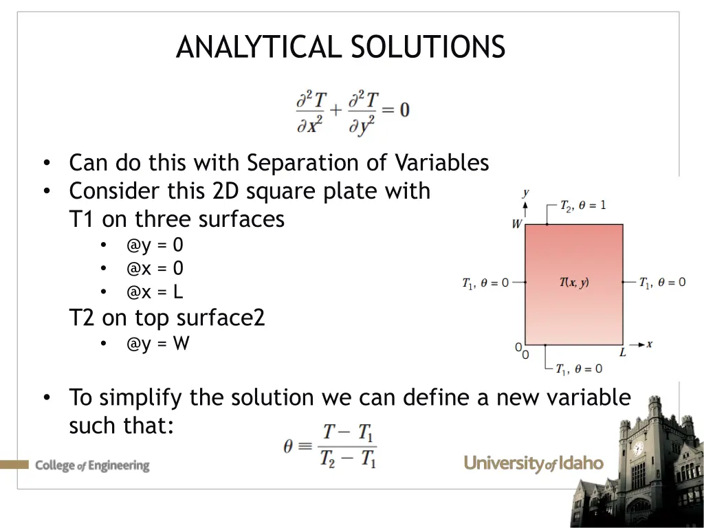 analytical solutions