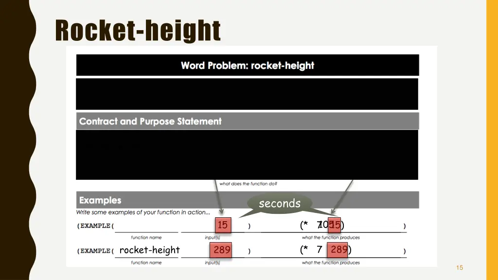 rocket height