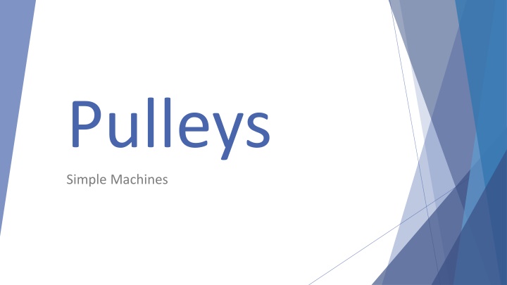 pulleys