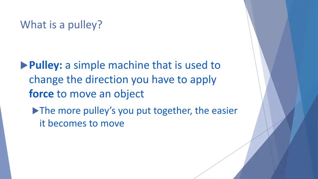 what is a pulley 1