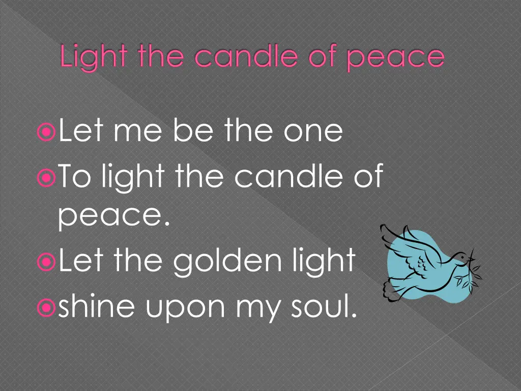 light the candle of peace 2