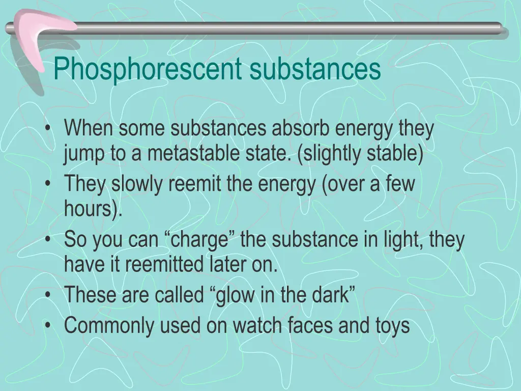 phosphorescent substances