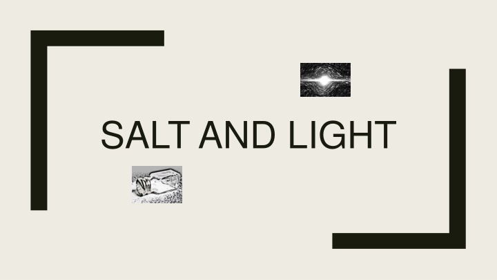 salt and light