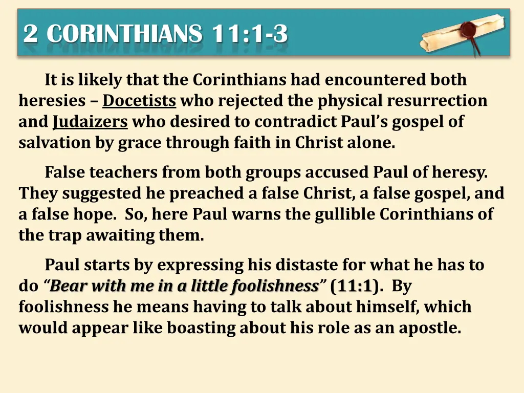 2 corinthians 11 1 3 2