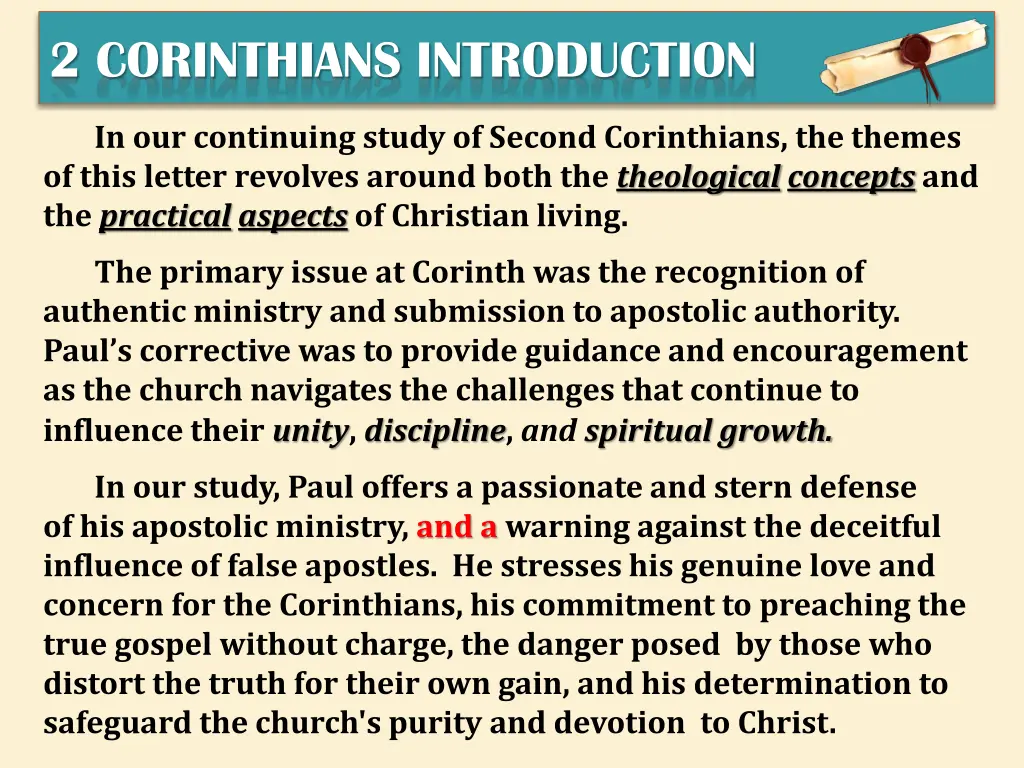 2 corinthians introduction