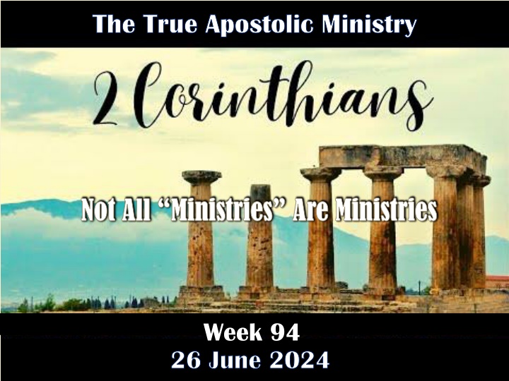 the true apostolic ministry the true apostolic