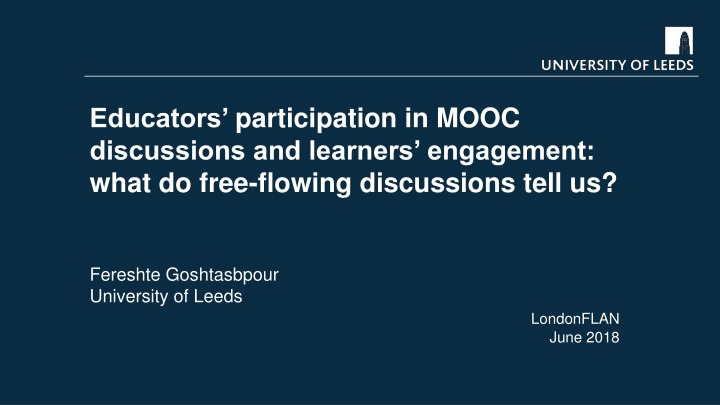 educators participation in mooc discussions