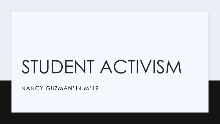 student activism