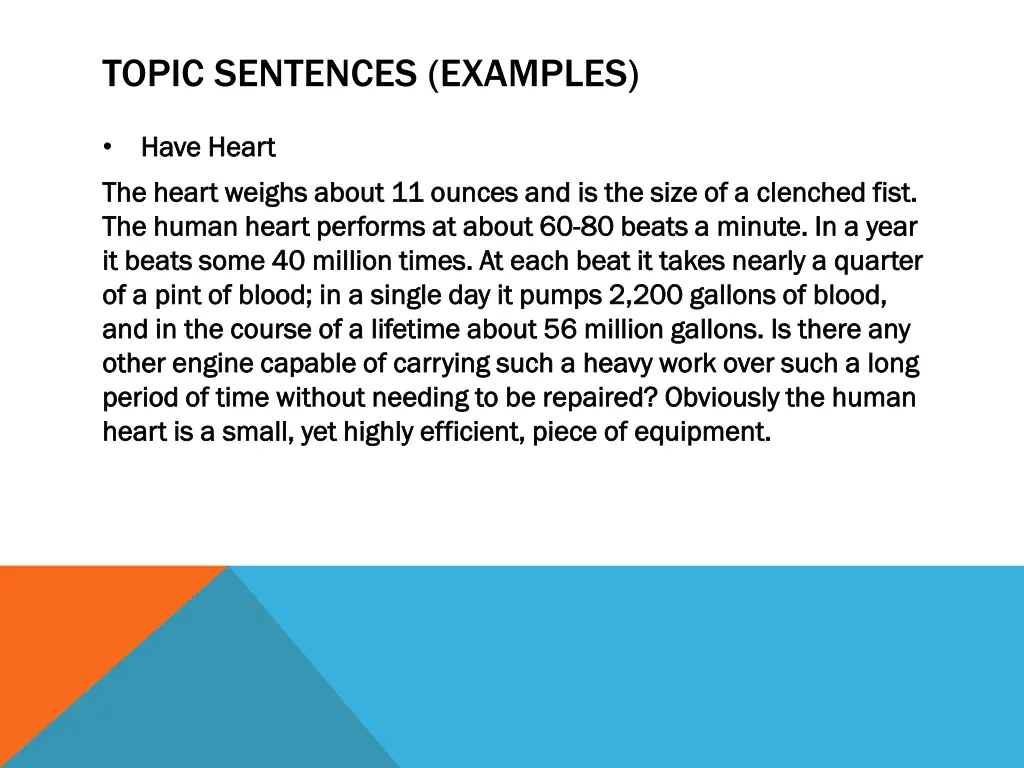 topic sentences examples 1