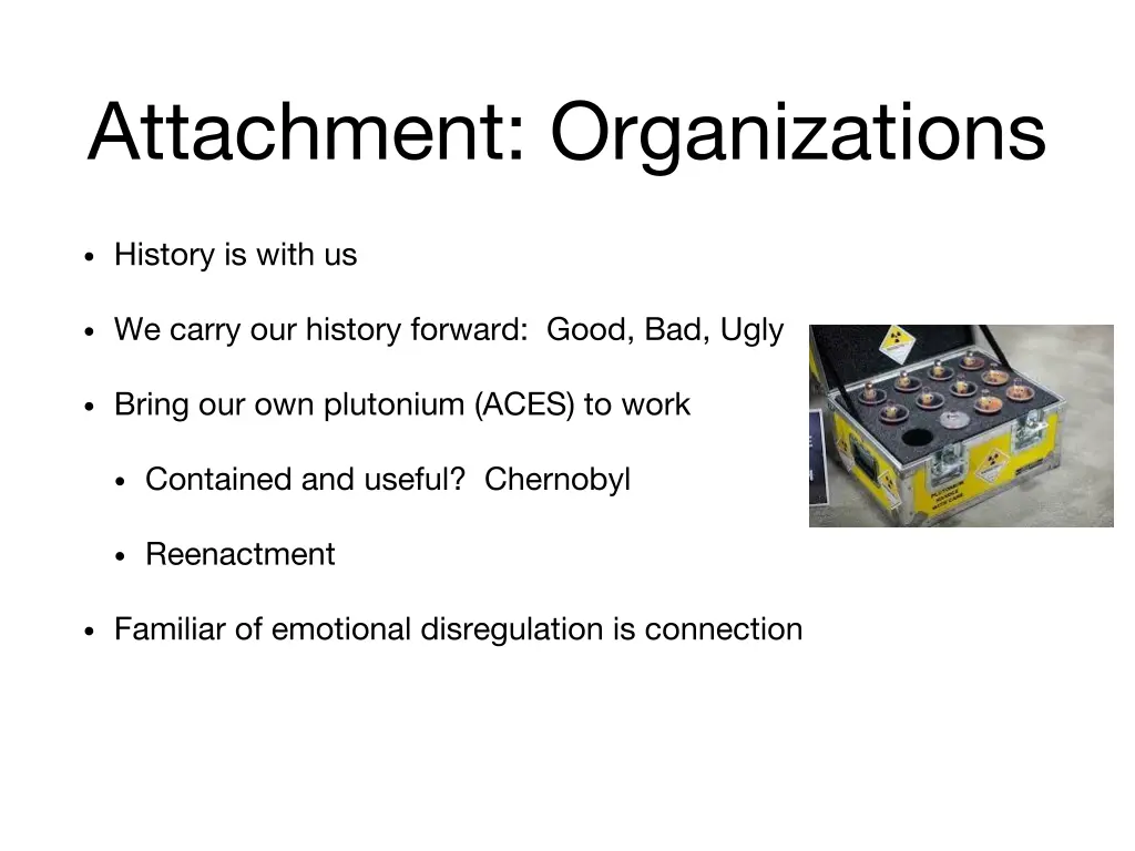 attachment organizations