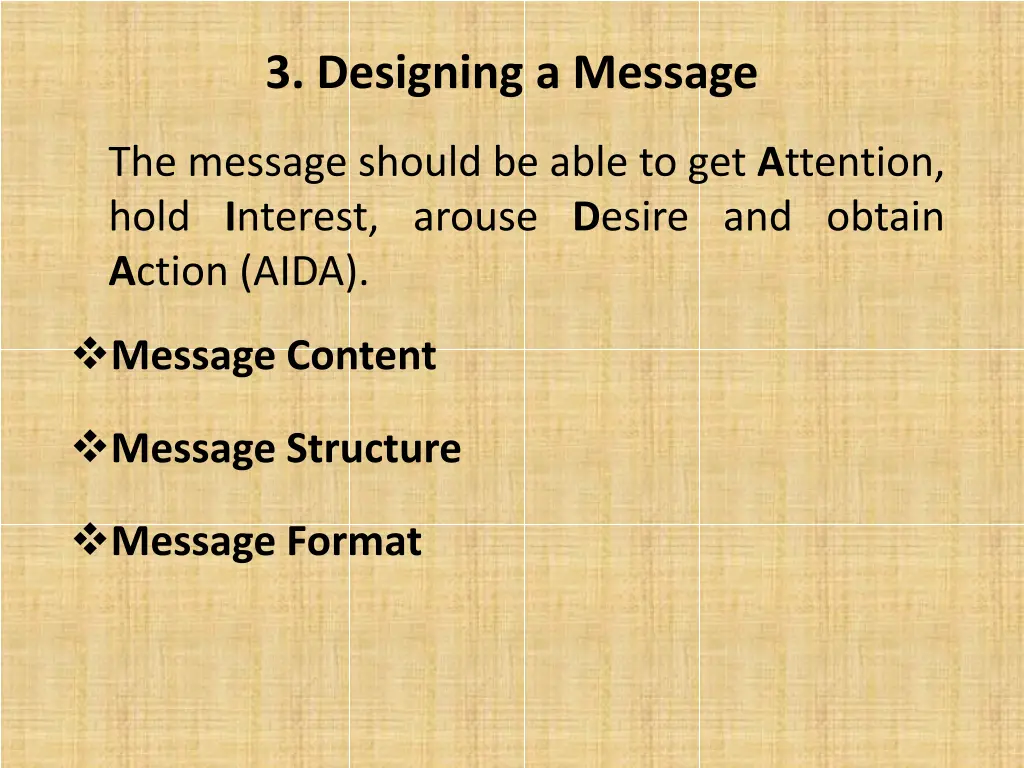 3 designing a message