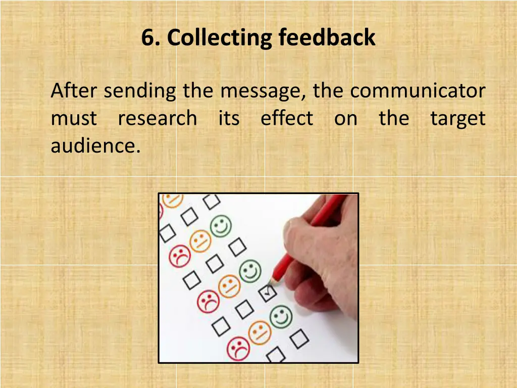 6 collecting feedback