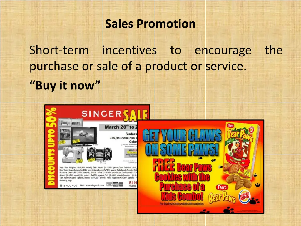 sales promotion