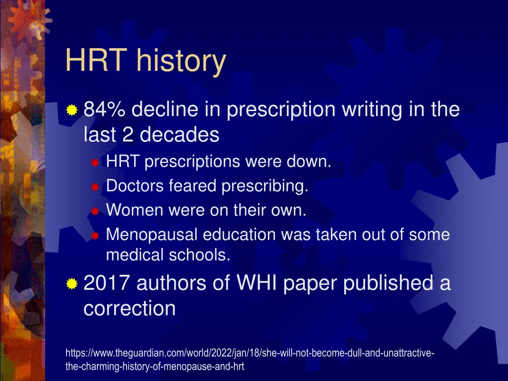 hrt history 2