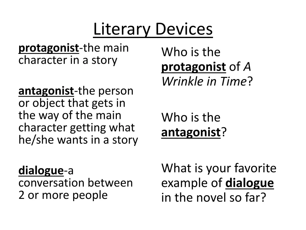 literary devices