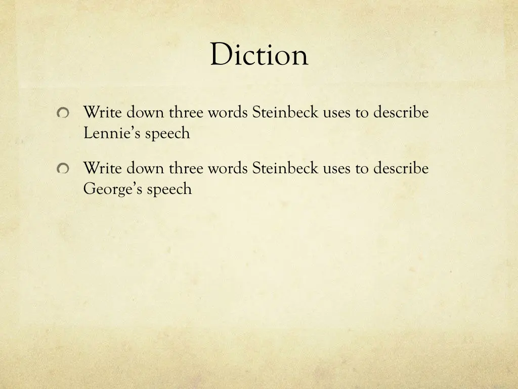 diction